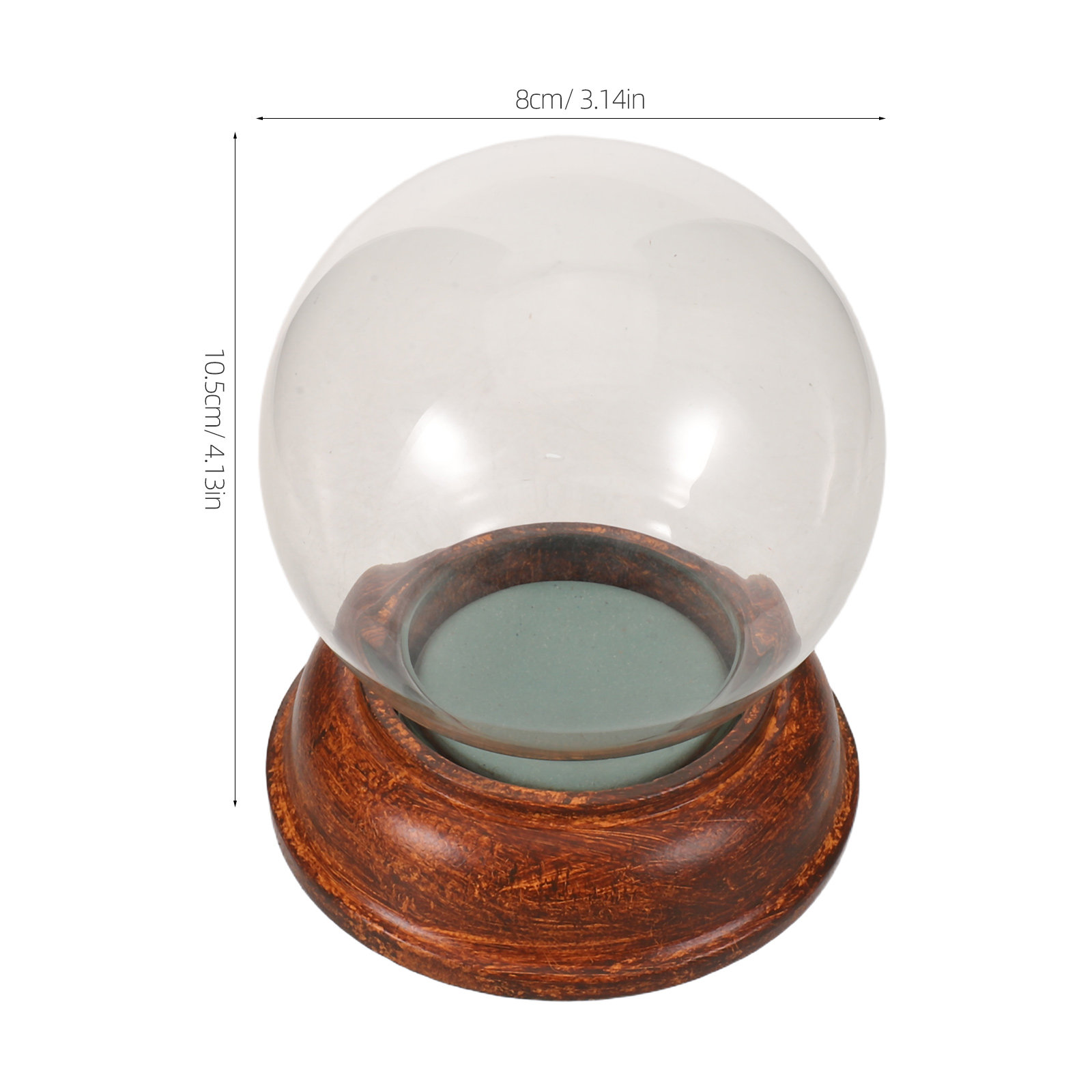 80Mm Clear Empty Glass Snow Gl - Plastic Dome Clear review and price