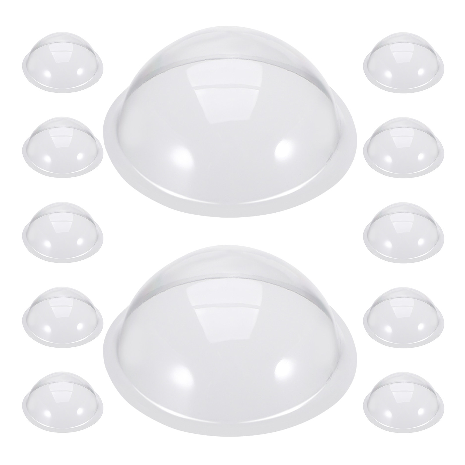 12Pcs Sturdy Clear Plastic Hem - Plastic Dome Clear review and price